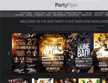 Tablet Screenshot of partyflyer.com